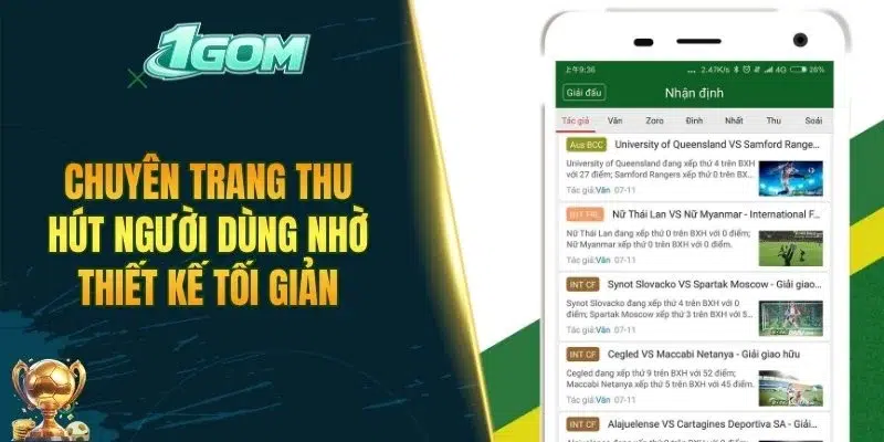 Chuyên trang thu hút người dùng nhờ thiết kế tối giản