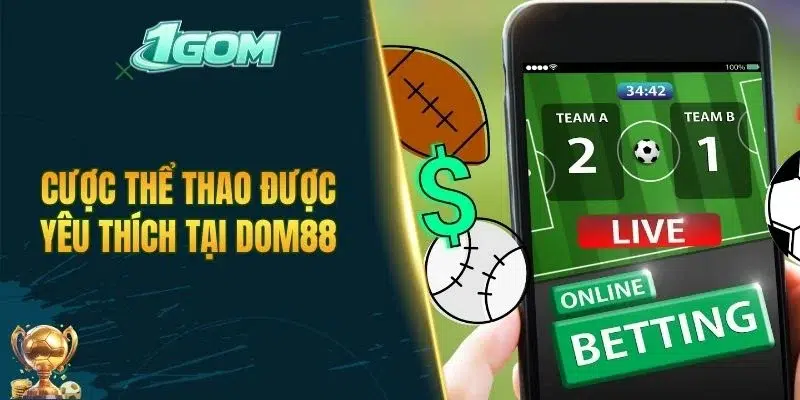 Cược thể thao được yêu thích tại DOM88
