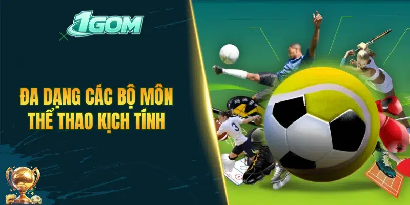 Đa dạng các bộ môn thể thao kịch tính