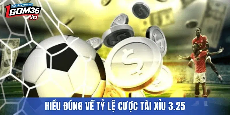 Hiểu đúng về tỷ lệ cược tài xỉu 3.25