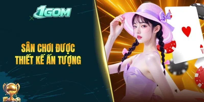 Sân chơi được thiết kế ấn tượng