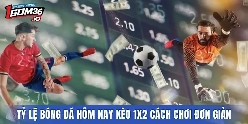 Tỷ lệ bóng đá hôm nay kèo 1x2 cách chơi đơn giản